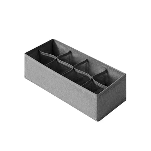 IUVYTA Caja organizadora ropa interior Caja De Almacenamiento Ropa Interior, Calcetines Plegables, Dividida, Clasificación Tela For El Hogar(1pcs 8 grid)