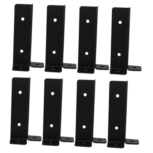 ARTSEWPLY 8個 屋外対応木製 ブラケット 耐候性フレーム底板 簡単設置デッキ支柱基礎 ガーデンフェンス用頑丈サポート