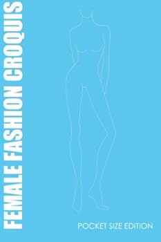 Female Fashion Croquis pocket size edition: From www.FashionDesignSketchbooks.com