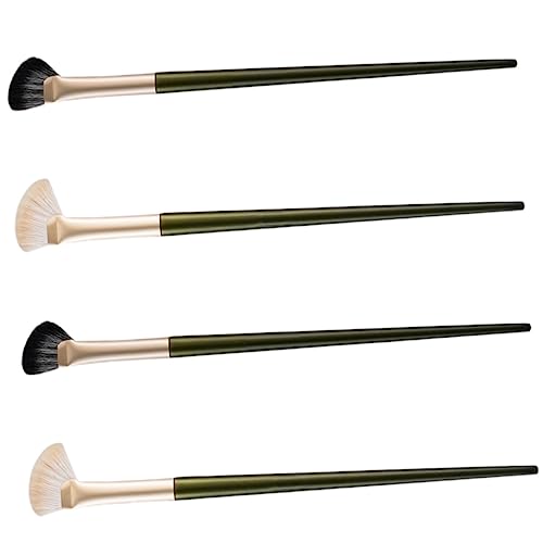 NOLITOY Professional Makeup Tools 4pcs Nose Contour Brush Set Angled Eyeshadow Brush for Face Beauty Tool Kit