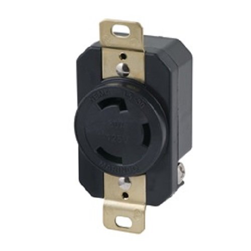 Marinco Power Products 306R.OEM.NE Receptacle, Locking N/Ears Master/50, 30 Amp, 250V