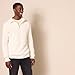 Amazon Essentials Men's Quarter-Zip Rib-Knit Relaxed-Fit Sweater, Eggshell White, Medium