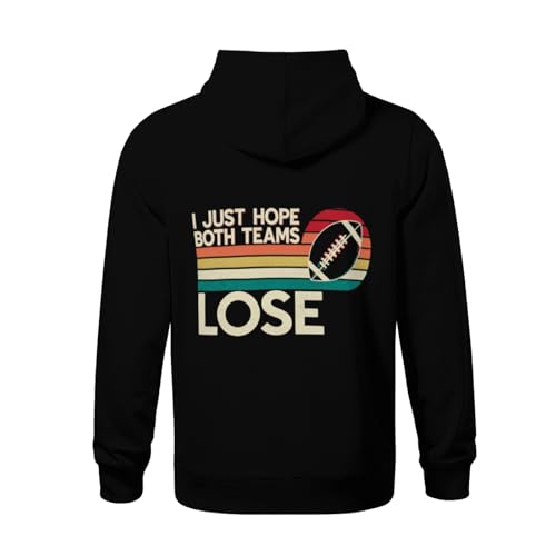 Kids I Just Hope Both Teams Lose Women Or Men Football Funny Boys Girls Lightweight Kangaroo Pocket Fleece Hoodies3