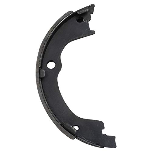 Image of TRQ Rear Performance Brake Pad & Rotor Kit, with Chemical Kit Parking Brake Shoe Set Ceramic Premium G-Coated Compatible with 2010-2017 Chevrolet Equinox GMC Terrain