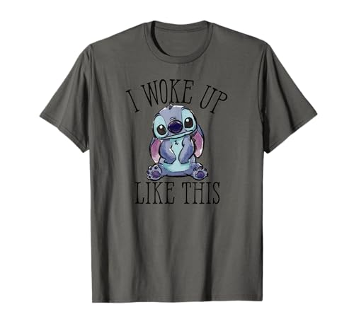 T-shirt Stitch vêtement Disney bleu imprimé coton original