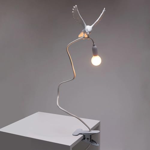 Lampe USB résine Sparrow Landing S avec éclairage LED doux - 4