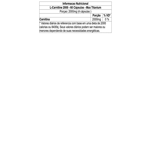 Max Titanium L-Carnitine 2000 (60 Caps)