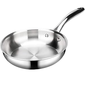 Duxtop Whole-Clad Tri-Ply Stainless Steel Stir-Fry Pan Kitchen Induction Cookware 10 Inches