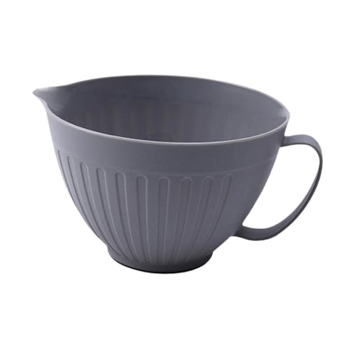 Tazón mezclador con pico para cocina gris miniatura 2