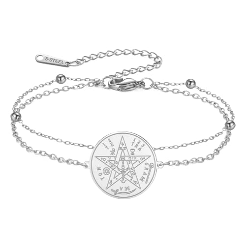 TEAMER Tetragrammaton ��䊐��u���X���b�g ��w�r�[�Y�`�F�[�� �\�������^���X�}���y���^�N�� �u���X���b�g �ی�W���G���[ ���f�B�[�X �����Y, 18*18mm, �X�e�����X�|, ��΂Ȃ�