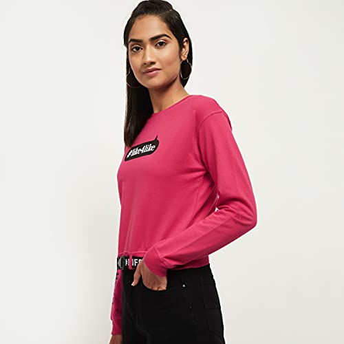 Image of Max Women's Viscose-Nylon Round Neck Sweatshirt