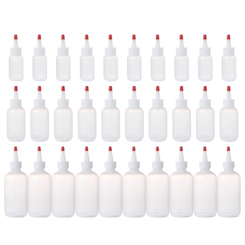 Bouteilles à presser souples PEBD lot de 30 flacons verseurs de précision - 5