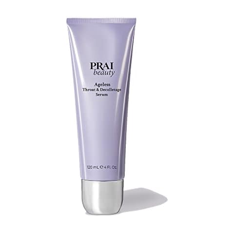 PRAI Beauty Ageless Throat & Decolletage Serum 120ml Neck Skin Firming Serum, Anti Aging Wrinkle Reduction, Improves Skin Tone and Texture Cover