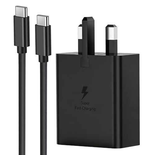 45W Samsung Super Fast Charger 2.0 USB C PPS Type C Phone Superfast Adapter Plug and Cable 1M Charging for Galaxy S26 S25 Ultra S24 S23 S22 S21 S20 A17 A16 A25 A26 A32 A33 A34 A35 A36 A53 A54 A55 A56