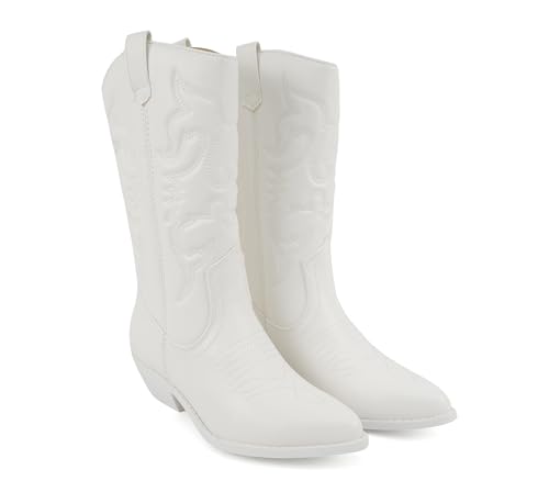 Image of Soda Women's Rodeo Western Pointed Toe Cowboy Boots