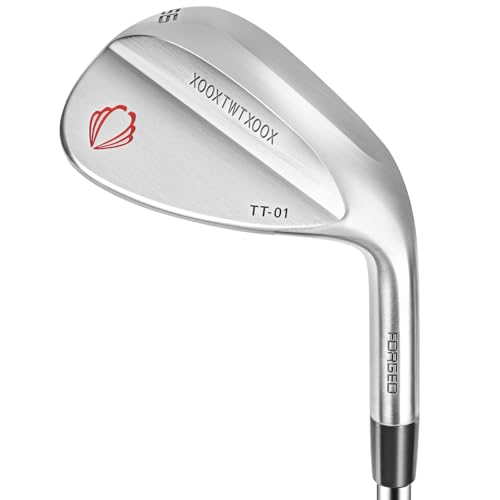 XOOXTWTXOOX 56 Degree Wedge Golf Club - 8620 Soft Iron Forged Sand Wedge for Men and Women