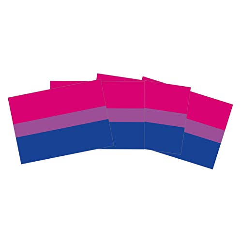 Bisexuell Sticker Paket (30, 50 oder 100 Stück) 7,4cm x 5,2cm Aufkleber Pride Lgbt