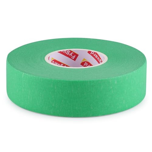 Fyguard Painters Tape Green 24mm x 50m Masking Tape for Painting Automotive Paper Tape No Residue Easy to Identify for Decoration Color Separation Renovation
