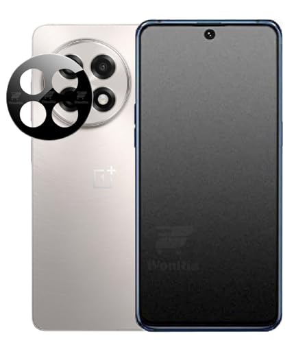 Image of WonRia [1+1 Matte Tempered Glass Compatible with OnePlus 13R 5G with 3D Camera Lens Protector Glass Edges to Edge Screen Guard Protector - (Pack of 2)