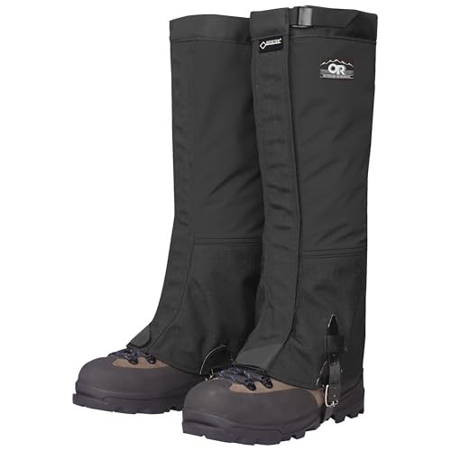 Outdoor Research メンズ クロコダイル クラシック ゲートル, ブラック, S