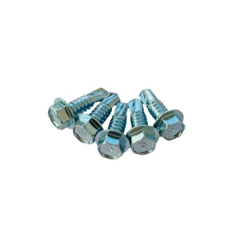 Tornillos Autoperforantes 5/16-12 x 1 in Hex Zinc Acero miniatura 1