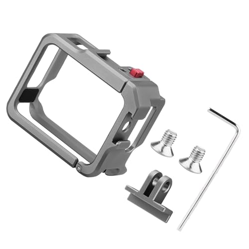 Jaula de metal de aluminio para conejos, cámara de zapata fría, marco protector de extensión 360 Go 3S, accesorios para cámara de pulgar