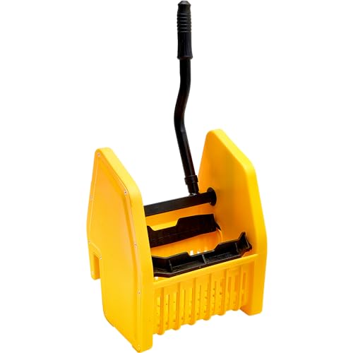Image of Sasylvia Yellow Mop Wringer Replacement Down Press Mop Bucket Wringer Industrial Cleaning Accessories for Commercial Floor Mopping Buckets Restaurant Supplies, 26quart or 33 Quart(Down Press)