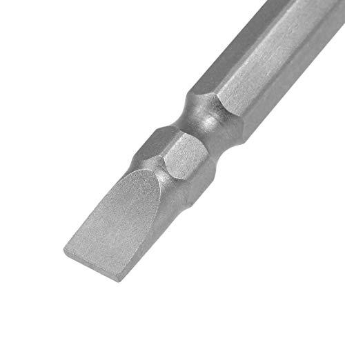 Uxcell Ph2/Sl6 Magnetic Double Head Screwdriver Bits, 1/4 Inch Hex Shank 5.9-Inch Length S2 Power Tool #TOP3