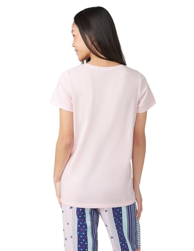 Image of HUE Women's Summer Vacation Pajama Separates, Soft, Whimsical Print Pjs with Tropical Beach Themes, Flip Flops, Cocktails