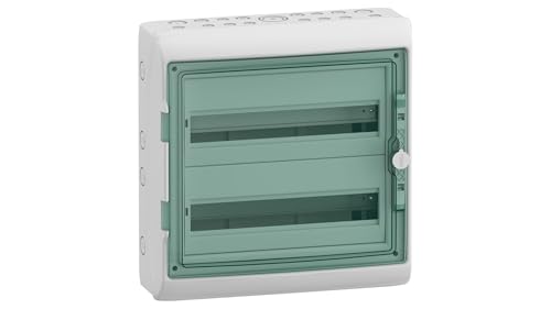 Coffret pour appareillage modulaire Mureva Schneider Electric - 2 rangées - 18 modules - IP65 - En saillie