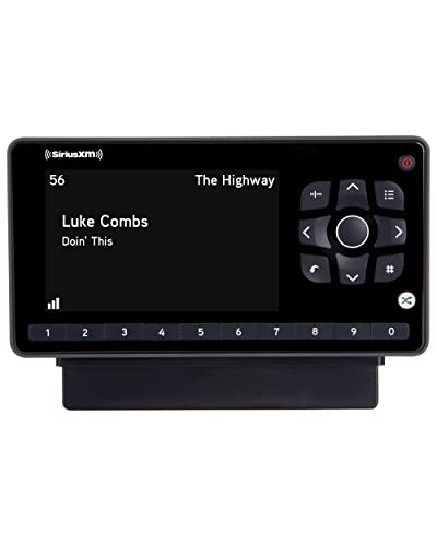 SiriusXM SXEZR1V1 Onyx EZR Satellite Radio with Vehicle Kit - Enjoy SiriusXM in Your Existing Car Stereo and Beyond with This Dock and Play Radio