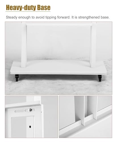 Soporte móvil para TV con ruedas para pantallas 32-75" miniatura 6