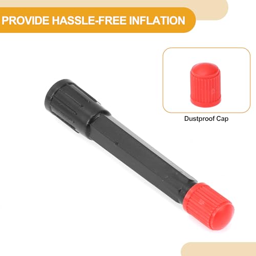 Image of 10 Pcs 70mm Tire Valve Extension Universal Plastic 180 Degree Tyre Valve Stem Extender for Car Motorcycle RV Truck Bike