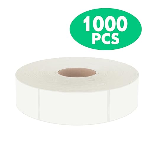 1000 Removable Food Labels, Water/Oil/Tear Resistant Blank S...