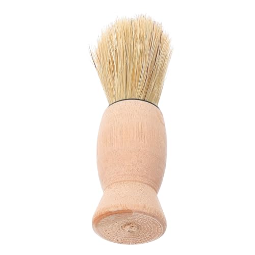 WOFASHPURET Professional Barber Shop Shaving Brush Men's Hair Duster Vintage Design
