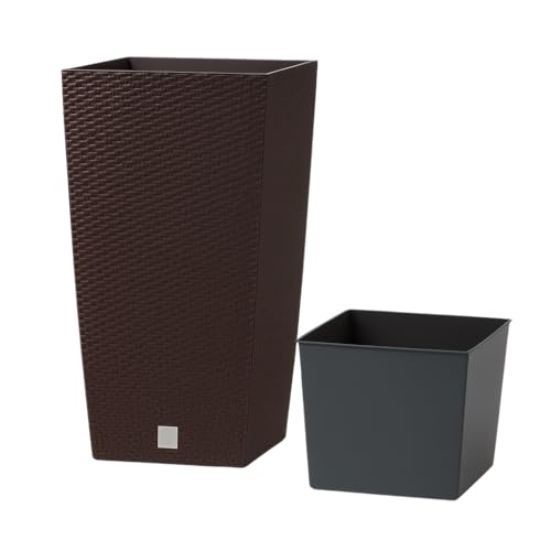 Blumentopf Übertopf Blumenkübel Pflanzkübel Rato Polyrattan 75cm...