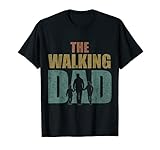 Hombre The Walking Dad 2 Niños | Regalo para el Día del Padre | Divertido papá Camiseta