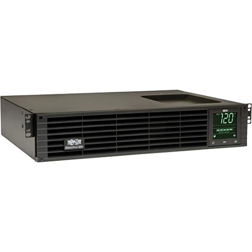 Tripp Lite SmartPro 120V 1.5kVA 1.35kW Line-Interactive Sine Wave UPS, 2U Rack/Tower, WEBCARDLX Network Interface, LCD, USB, 8 Outlets, 2 & 3 Year Warranties, $250,000 Insurance (SMART1500RM2UN)