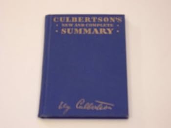Culbertson's New and Complete Summary
