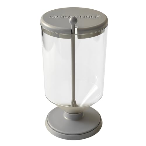 MOKADOSO Dosatore Caffè per Moka - Dosacaffè per caffettiere da 1/2 a 12 tazze, ideale per caffè in polvere (Tortora)