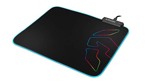 Tappetino Gaming Knout RGB -NXKNTRGB- Tappetino Gaming, tre effetti RGB, base in gomma antiscivolo, Nero - Mousepad - Immagine 3