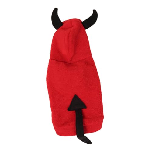 Disfraz de Diablo para perro XS con orejas y cola