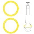 Flush Valve Seal for Kohler, Kohler Toilet Lank Parts, Canister Flush Valve Toilet Tank Gasket Replacement Parts for Kohler K-GP1059291 K-4436(Yellow,2pcs))