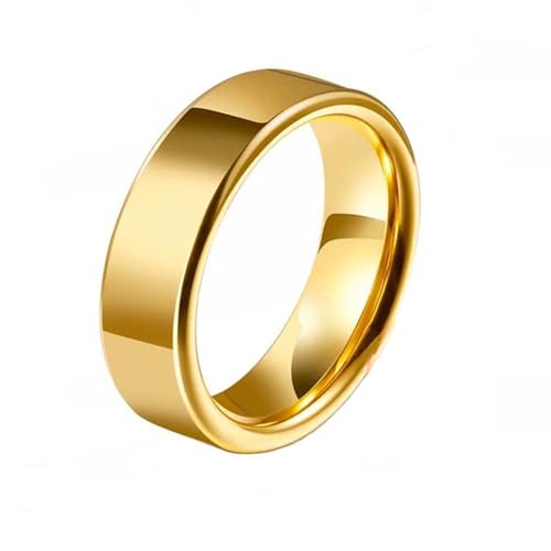 Bague de fiançailles en tungstène pour homme porter au quotidien alliance or taille 67.5