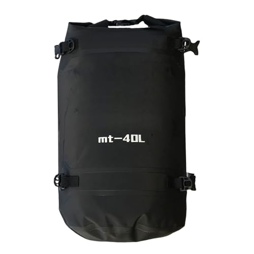 Generico Bolsa para motocicleta, organizador impermeable de 40 litros | Bolsa de almacenamiento para bicicleta, para motocicleta y bicicleta cola viaje al aire libre casco equipo y equipaje