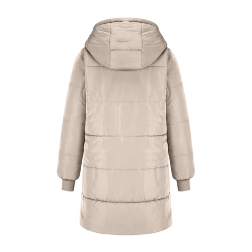 Womens Winter Coats Warm Down Sherpa Puffer Jackets Zip Up Hooded Outwear Oversized Shearling Fleece Long Coats4