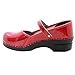 Bjork Marcella Mary-Jane Leather Clogs (EU-38, Red Patent)