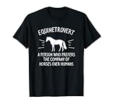 Photo Gallery equinetrovert una persona che preferisce la compagnia di cavalli maglietta Photo Gallery equinetrovert una persona che preferisce la compagnia di cavalli maglietta