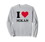 Cuore rosso. Amo Mikan Felpa