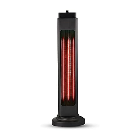 ENERJ Portable Infrared Heater, 600W & 1200W Dual Mode Infrared Heater with Carbon Heating Element, Heater for Home Low Energy Cover
